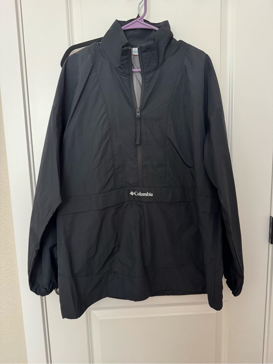 Columbia Tops - Columbia Black Women's Anorak Jacket size lrg brand new with tags